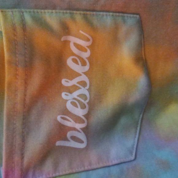 Tie Dye Stella Viva crop top 3X - Picture 3 of 4